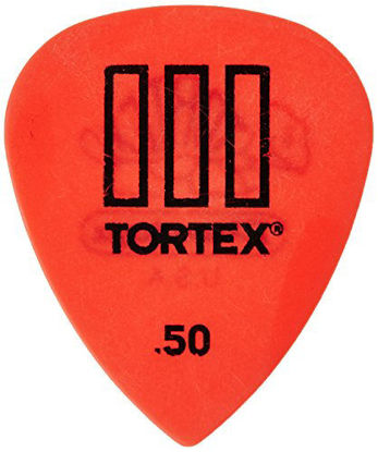 Picture of Dunlop 462P.50 Tortex TIII, Red, .50mm, 12/Player's Pack