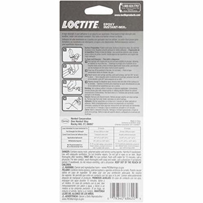 Picture of Loctite Epoxy Instant Mix 5 Minute, 0.47 fl. oz. Syringe (Pack of 6)