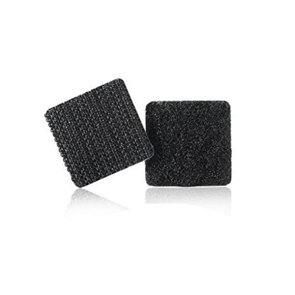 Picture of VELCRO Brand - Sticky Back Fasteners, Hook Side Only | Perfect for Home or Office | Combo Pack, Coins & Squares | Black | 14 Count