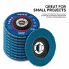 Picture of Neiko 11146A Premium Zirconia Flap Disc | 4.5" x 7/8-Inch, 120 Grit, Flat Type #27-10 Pack
