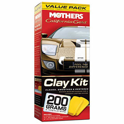 Mothers 07243 California Gold Deluxe Clay Bar Kit