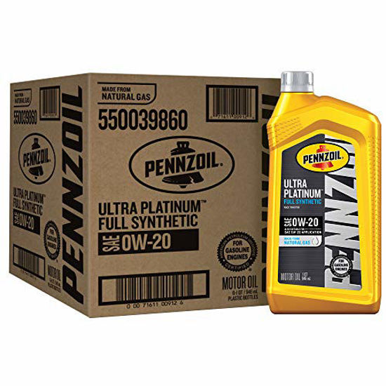 GetUSCart Pennzoil Ultra Platinum Full Synthetic 0W20 Motor Oil (1