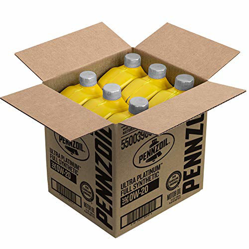 Pennzoil Oil 550040856, 6 Pack, Ultra Platinum Full Synth SAE 0W40 SRT Motor Oil
