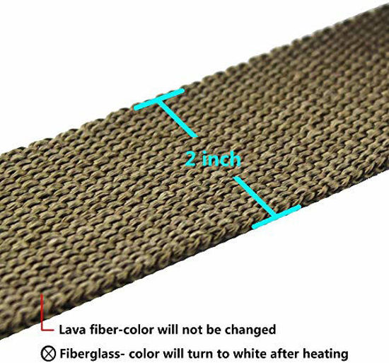 Titanium Color Header and Exhaust Wrap 2 Inch x 50 Ft 
