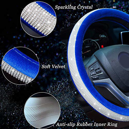 GetUSCart- YR Universal Steering Wheel Covers, Cute Car Steering