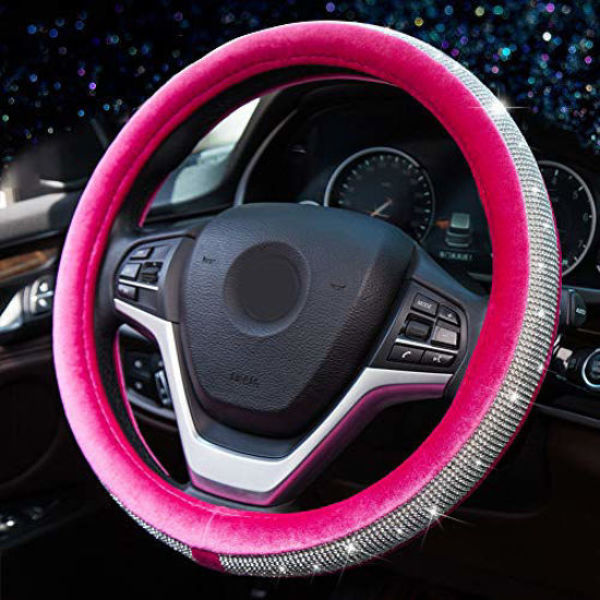 GetUSCart- YR Universal Steering Wheel Covers, Cute Car Steering