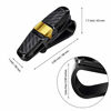 Picture of Boao 4 Packs Glasses Holders for Car Sun Visor, Sunglasses Holder Clip Hanger Eyeglasses Mount, Double-Ends Clip and 180 Degree Rotational Car Glasses Holder with Ticket Card Clip (Gold)