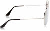 Picture of Ray-Ban RB3025 Classic Aviator Sunglasses, Silver/Green/Silver Mirror Polarized, 58 mm