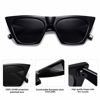 Picture of SOJOS Retro Square Cateye Polarized Women Sunglasses Trendy Style BELLA SJ2115 (D2 2 Pairs of Sunglasses(Black/Grey+Brown Tortoise/Gradient Brown), 54)
