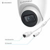 Picture of Amcrest 5MP UltraHD Outdoor Security IP Turret PoE Camera with Mic/Audio, 5-Megapixel, 98ft NightVision, 2.8mm Lens, IP67 Weatherproof, MicroSD Recording (256GB), White (IP5M-T1179EW-28MM)