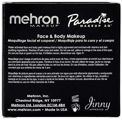 Picture of Mehron Makeup Paradise Makeup AQ Face & Body Paint (1.4 oz) (Black)