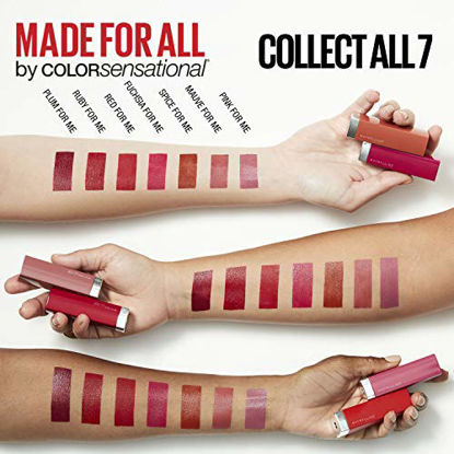 Picture of Maybelline New York Color Sensational Made for All Lipstick, Spice For Me, Satin Nude Lipstick