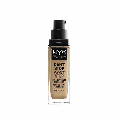 Picture of NYX PROFESSIONAL MAKEUP Can't Stop Won't Stop Full Coverage Foundation - Beige (Medium With Yellow Undertone)