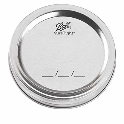Picture of Ball Regular Mouth 32-Ounces Mason Jar with Lids and Bands (2-Units), Pack Of 2, Clear