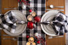 Picture of DII Buffalo Check Collection Classic Tabletop, Table Runner, 14x72, Black & White