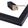 Picture of RPJC 4x6 Picture Frames Made of Solid Wood High Definition Glass for Table Top Display and Wall Mounting Photo Frame Black