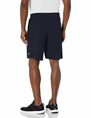 Picture of Champion Men's Jersey Short With Pockets, Navy, Medium