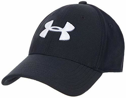 Picture of Under Armour Men's Blitzing 3.0 Cap , Black (001)/White , Small/Medium