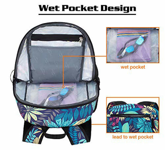 Packable top hiking backpack