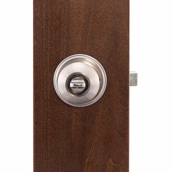 GetUSCart Copper Creek BK2030SS Ball Privacy Door Knob, Satin Stainless