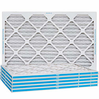 Picture of Aerostar Home Max 18x20x1 MERV 13 Pleated Air Filter, Made in the USA, Captures Virus Particles, 6-Pack