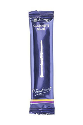 Picture of Vandoren CR102 Bb Clarinet Traditional Reeds Strength 2; Box of 10