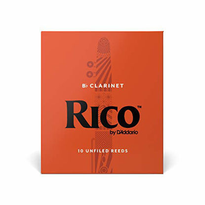 Picture of Rico Bb Clarinet Reeds, Strength 2.5, 10-pack