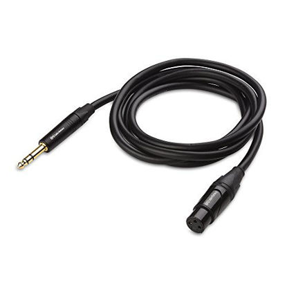 Picture of Cable Matters 6.35mm (1/4 Inch) TRS to XLR Cable (XLR to TRS Cable) Male to Female 6 Feet