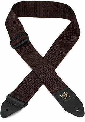 Picture of Ernie Ball Brown Polypro Guitar Strap (P04052)