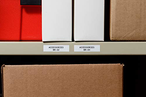 GetUSCart- Brady Authentic (M21-500-595-WT) All-Weather Vinyl Label for ...