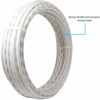 Picture of SharkBite, White, PEX Pipe 1/2 Inch, Flexible Tube, Potable Water, Push-to-Connect Plumbing Fittings, U860W100, 100 Foot Coil, Ft