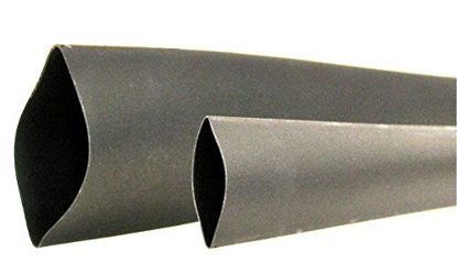 Picture of WindyNation 100 Feet (31 Meters) 1/4 inch, 1/4" I.D. Polyolefin 2:1 Black Heat Shrink Tubing