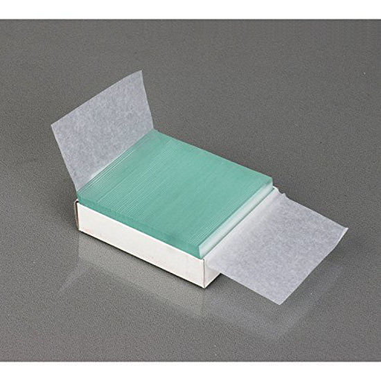 Picture of AmScope BS-50P-100S-22 Pre-Cleaned Blank Ground Edge Glass Microscope Slides and 100pc Pre-Cleaned Square Glass Cover Slips Coverslips