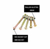 Picture of Baby Bed Crib Screws Hardware Replacement Kit, cSeao 25-Set M6x40mm/ 50mm/ 60mm/ 70mm/ 80mm Hex Drive Socket Cap Screws Barrel Nuts Assortment Kit for Beds Headboards Chairs Furniture