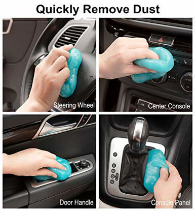Picture of TICARVE Cleaning Gel for Car Detailing Tools Keyboard Cleaner Automotive Dust Air Vent Interior Detail Detailing Putty Universal Dust Cleaner for Auto Laptop Home Car Slime Cleaner