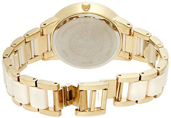 GetUSCart Anne Klein Women s AK 1412IVGB Gold Tone and Ivory Resin Bracelet Watch