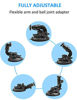 Picture of Camera Car Windshield Suction Cup Mount for GoPro, EXSHOW 360 Rotation Heavy Duty Car Window Holder with 1/4-20 Thread for GoPro Hero 9 8 7 6 5 4 SJCAM Canon g7x Vlogging DSLR and Other Action Camera
