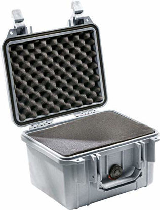 Picture of Pelican 1300 Camera Case With Foam (Silver)
