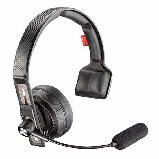 Over the Head Headset with Microphone Built for Truckers Plantronics Voyager 104 Bluetooth Headset 
