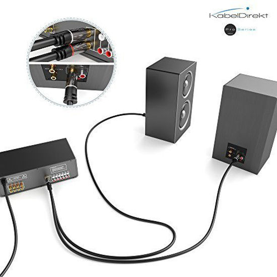 GetUSCart- KabelDirekt RCA Stereo Cable, Cord (10 feet Short, Dual
