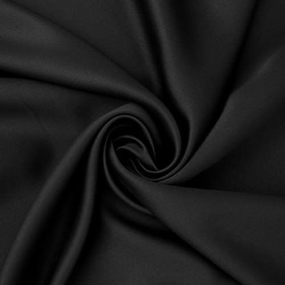 Picture of BGment Blackout Curtains - Grommet Thermal Insulated Room Darkening Bedroom and Living Room Curtain, Set of 2 Panels (38 x 54 Inch, Black)