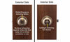 Picture of Copper Creek BK2030AB Ball Privacy Door Knob, Antique Brass