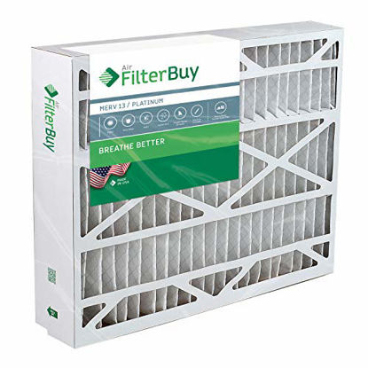 Picture of FilterBuy 21.5x21x5 Trane Perfect Fit BAYFTAH21M Replacement Furnace Filter/Air Filter - AFB Platinum (Merv 13). (2 Pack)