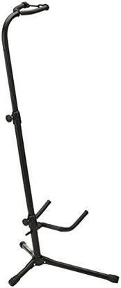 Picture of ChromaCast Upright Guitar Stand 2-Tier Adjustable, Extended Height-Fits Acoustic, Electric, Bass, and Extreme Body Shaped Guitars, 3 Pack