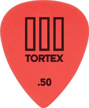 Picture of Dunlop 462R.50 Tortex TIII, Red, .50mm, 72/Bag