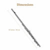 Picture of Eastar EFL-1 Closed Hole C Flutes 16 Key Nickel Beginner Student Kids Flute Musical Instrument With Carrying Case Stand Gloves Cleaning Rod and Cloth