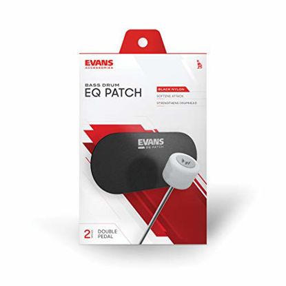 Picture of Evans EQ Double Pedal Patch, Black Nylon,EQPB2