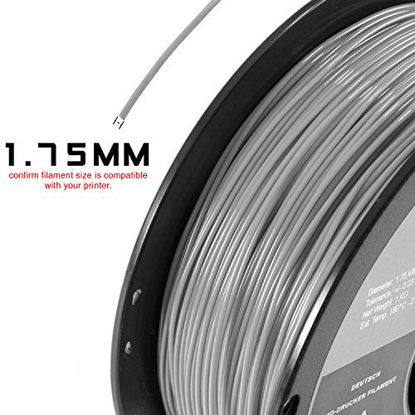 Picture of HATCHBOX ABS 3D Printer Filament, Dimensional Accuracy +/- 0.03 mm, 1 kg Spool, 1.75 mm, Black