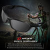Picture of RIVBOS Polarized Sports Sunglasses Driving Sun Glasses Shades for Men Women Tr90 Frame for Cycling Baseball Running Rb831 Black&Grey