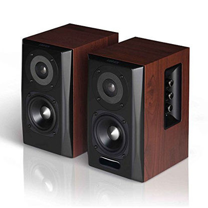 Picture of Edifier S350DB Bookshelf Speaker and Subwoofer 2.1 Speaker System Bluetooth v4.1 aptX Wireless Sound for Computer Rooms, Living Rooms and Dens